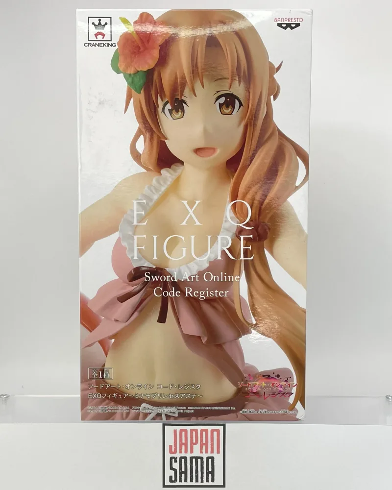 Figurine Minamo Princess Asuna EXQ – Sword Art Online Code Register – BANPRESTO