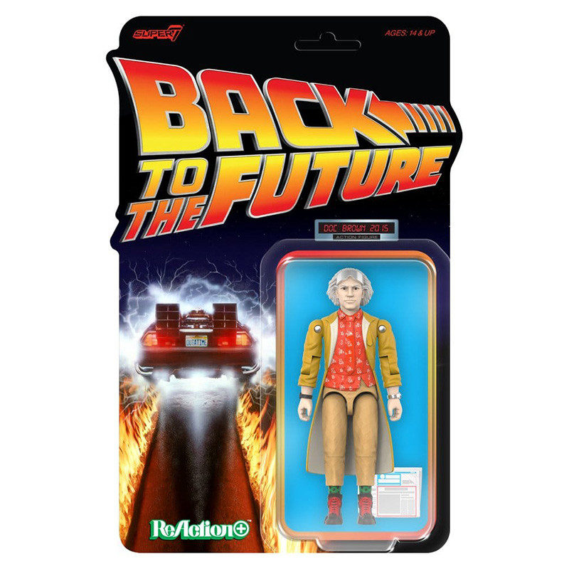 RETOUR VERS LE FUTUR 2 ReAction+ Doc Brown 2015 Super7 – Figurine