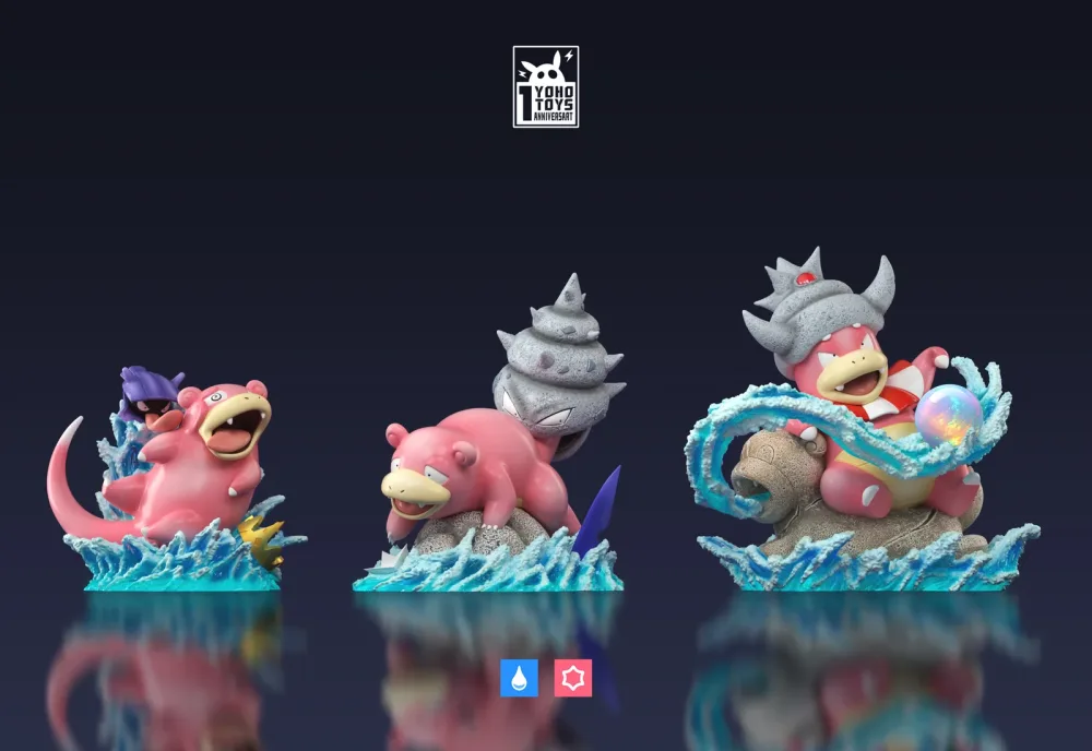 [PREORDER] 1/20 Scale World Figure [YOHO] – Slowpoke & Slowbro / Slowking