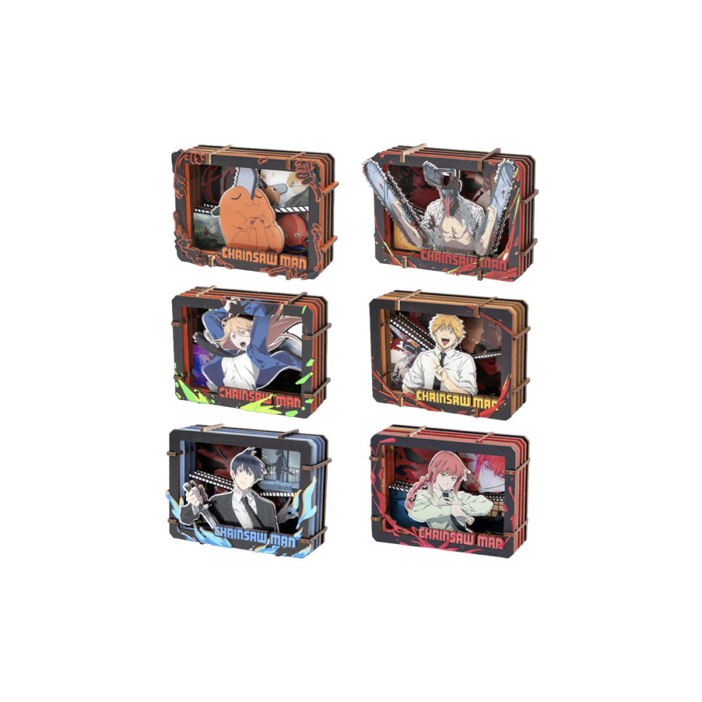 Chainsaw Man Puremind Wooden Gallery S Blind Box Asst 6pcs
