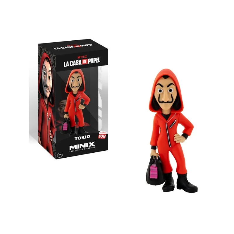 Figurine La Casa De Papel Minix Tokyo Avec Masque 12cm