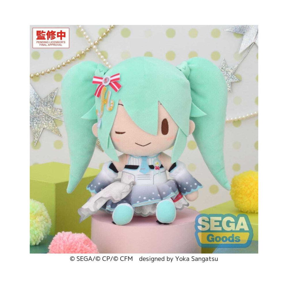 Hatsune Miku: Colorful Stage! peluche fuwa petit Stage SEKAI Hatsune Miku Brand New World 22 cm