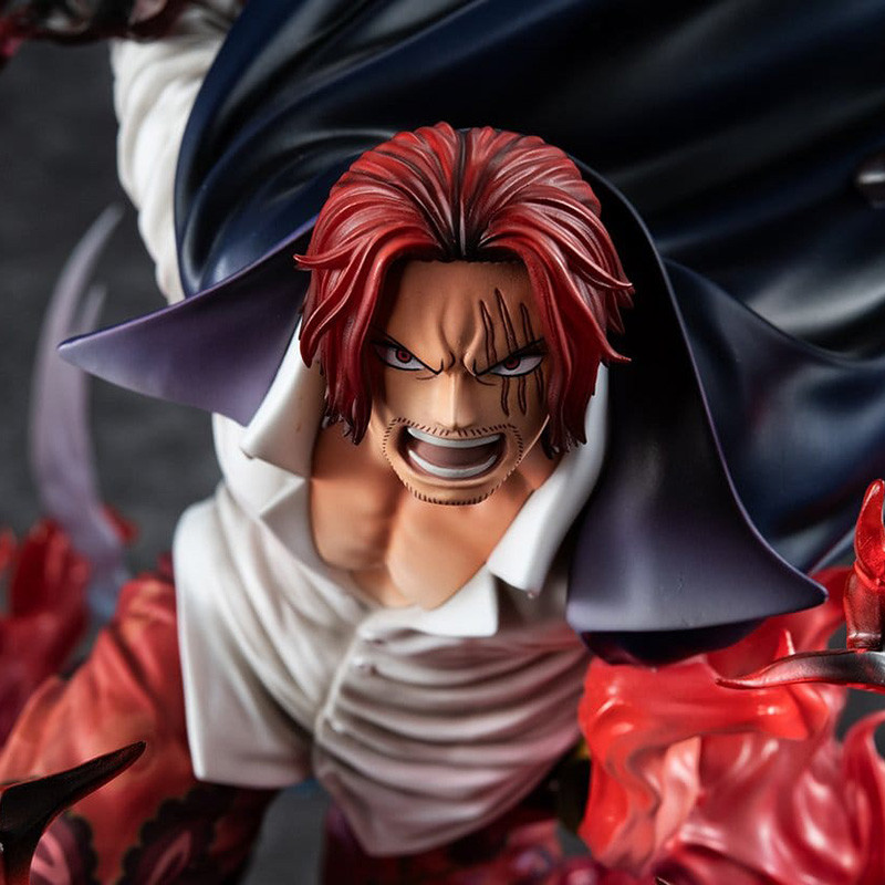 Figurine – ONE PIECE Leader of Red Hair Pirates Red-Haired Shanks Kamusari P.O.P. SA-Maximum Megahouse