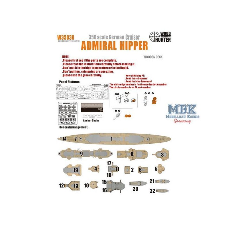 Croiseur allemand Admiral Hipper Heavy 1941 de la Seconde Guerre mondiale