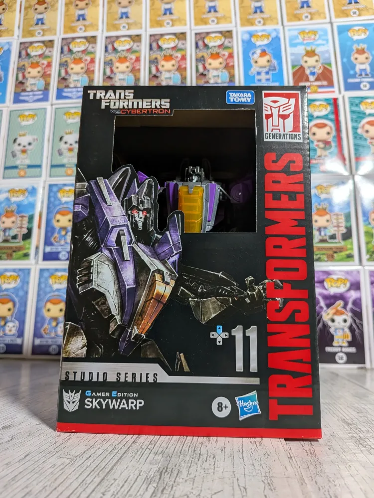 Voyager Class #11 : Skywarp (War for Cybertron) (16,5cm) | Transformers Studio Series (Gamer Edition)