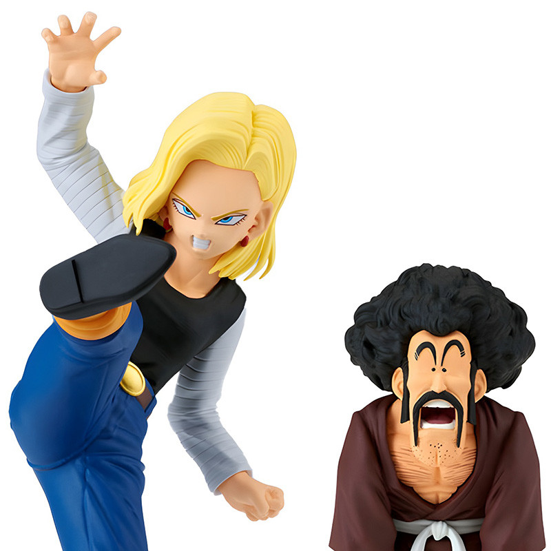 DRAGON BALL Z Android 18 & Mr. Satan Match Makers Banpresto – Figurine