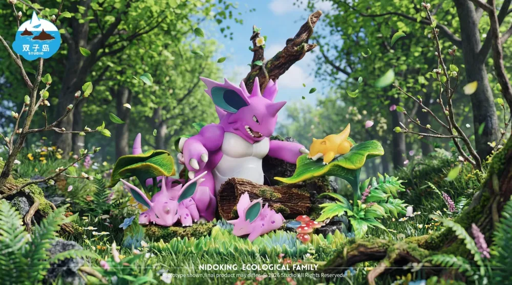 [PREORDER] 1/20 Scale World Figure [SZD] – Sandshrew & Nidoran♂ & Nidorino & Nidoking