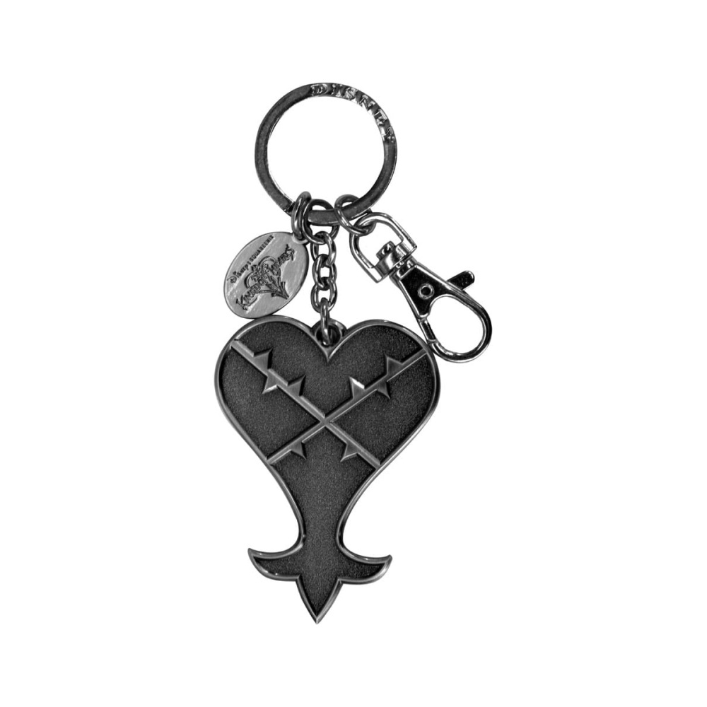 Kingdom Hearts porte-clés métal Heartless Logo
