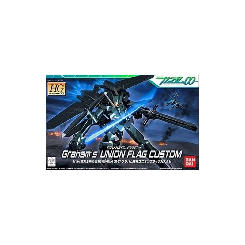 Gunpla GUNDAM - HGUC 1/144 00 SVMS-01E Graham's Union Flag Custom - Model Kit