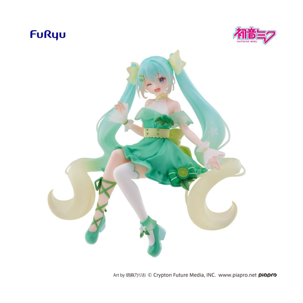 Figurine Hatsune Miku Lime Noodle Stopper Figure