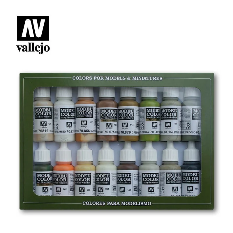 Peinture Earth tones (16) color set 70141