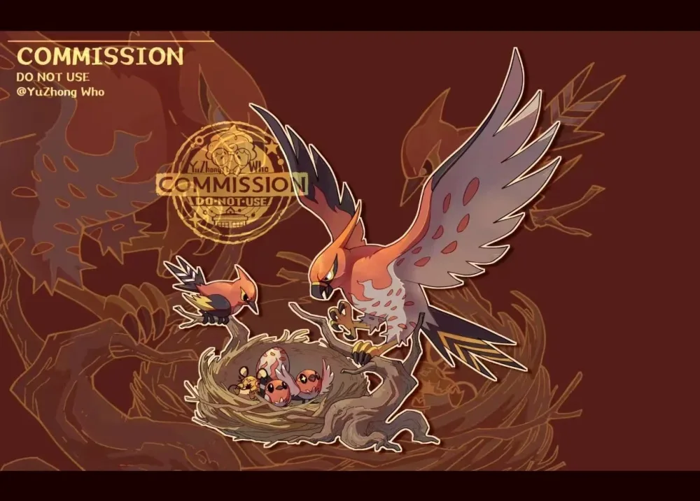 [PREORDER] 1/20 Scale World Figure [AQUA] – Fletchling & Fletchinder & Talonflame