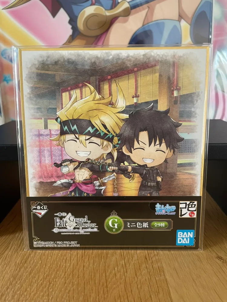 Mini Shikishi Fujimaru Ritsuka & Sakata Kintoki Ichiban Kuji Cosmos in the Lostbelt 13,5 cm – Fate/Grand Order
