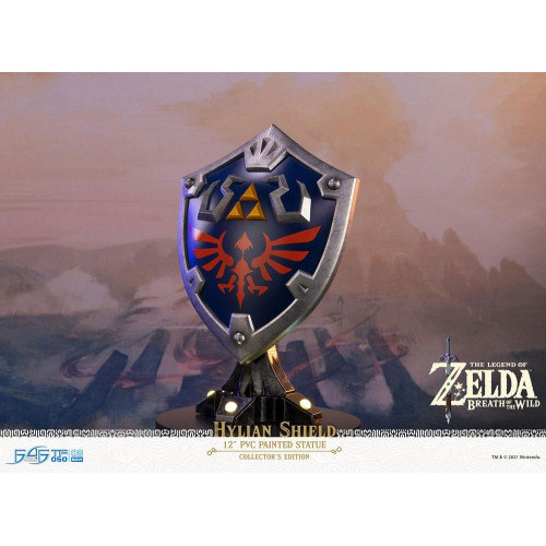The Legend of Zelda Breath of the Wild statue Hylian Shield Collector's Edition 29 cm - First 4 Figures