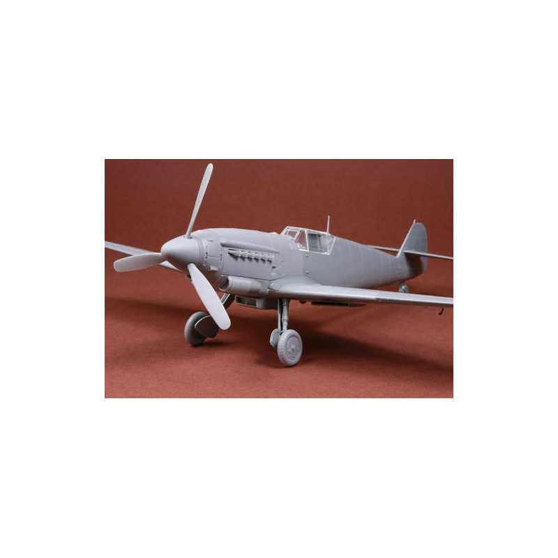 Kit de conversion Hispano Ha-1112K1L Tripala (conçu pour être utilisé avec les kits Hasegawa) Comprend de la résine, des pièces