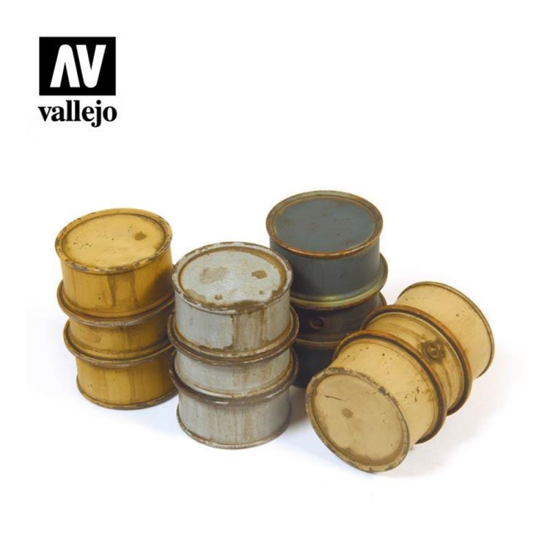 Ajouter des pièces : 1/35 ; Fûts de carburant allemands 1