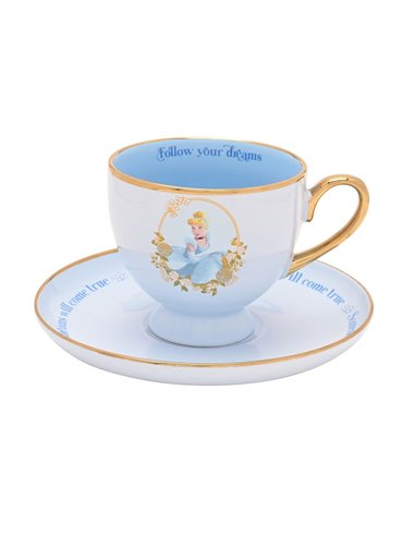 Taza y Plato Princesas Disney Cenicienta