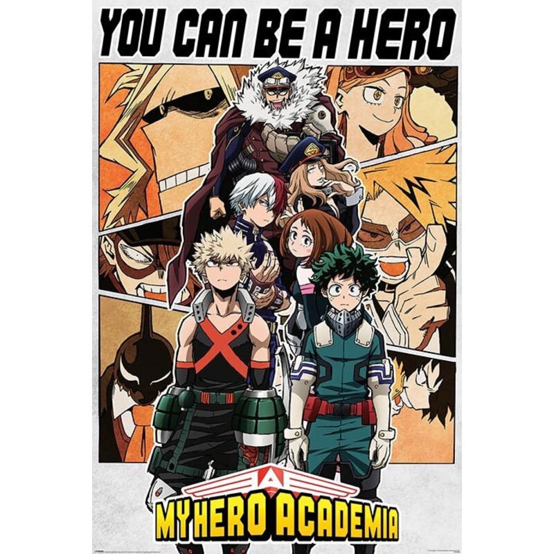 My Hero Academia posters Be a Hero 61 x 91 cm (pack de 5)
