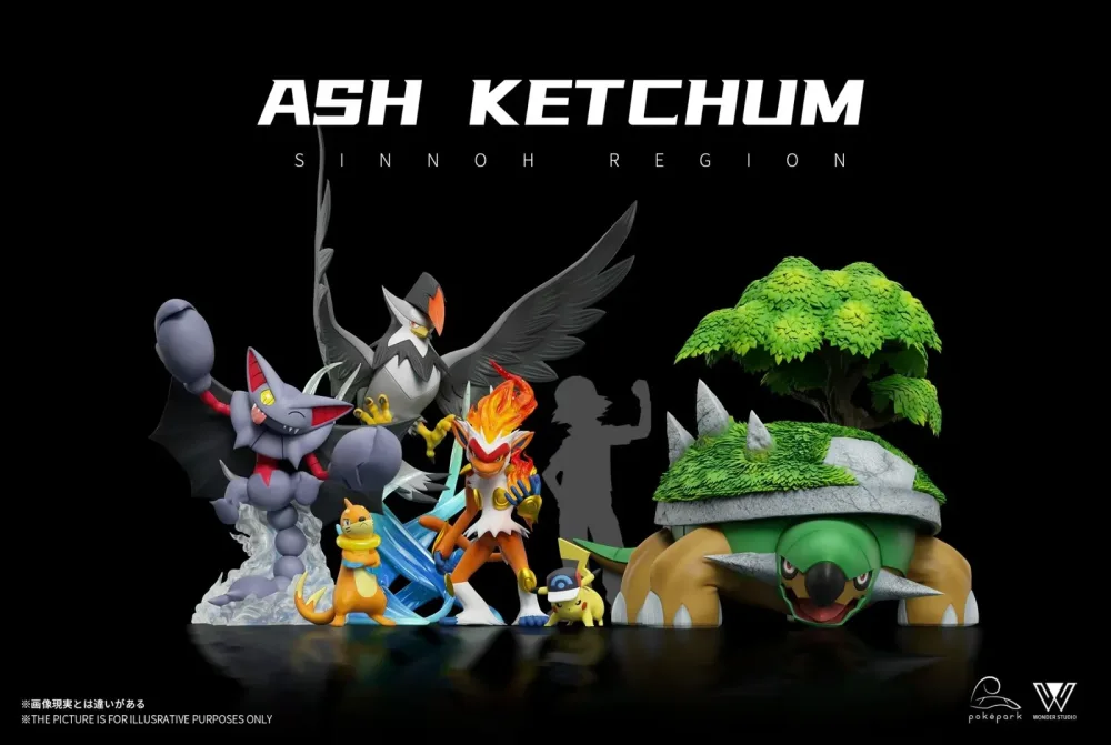[IN STOCK] 1/20 Scale World Figure [WONDER] – Pikachu & Buizel & Gliscor & Infernape & Staraptor & Torterra