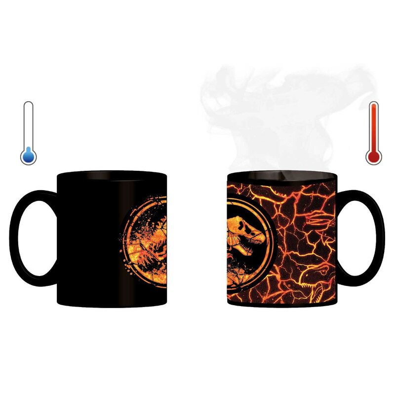 Jurassic World 2 mug effet thermique T-Rex