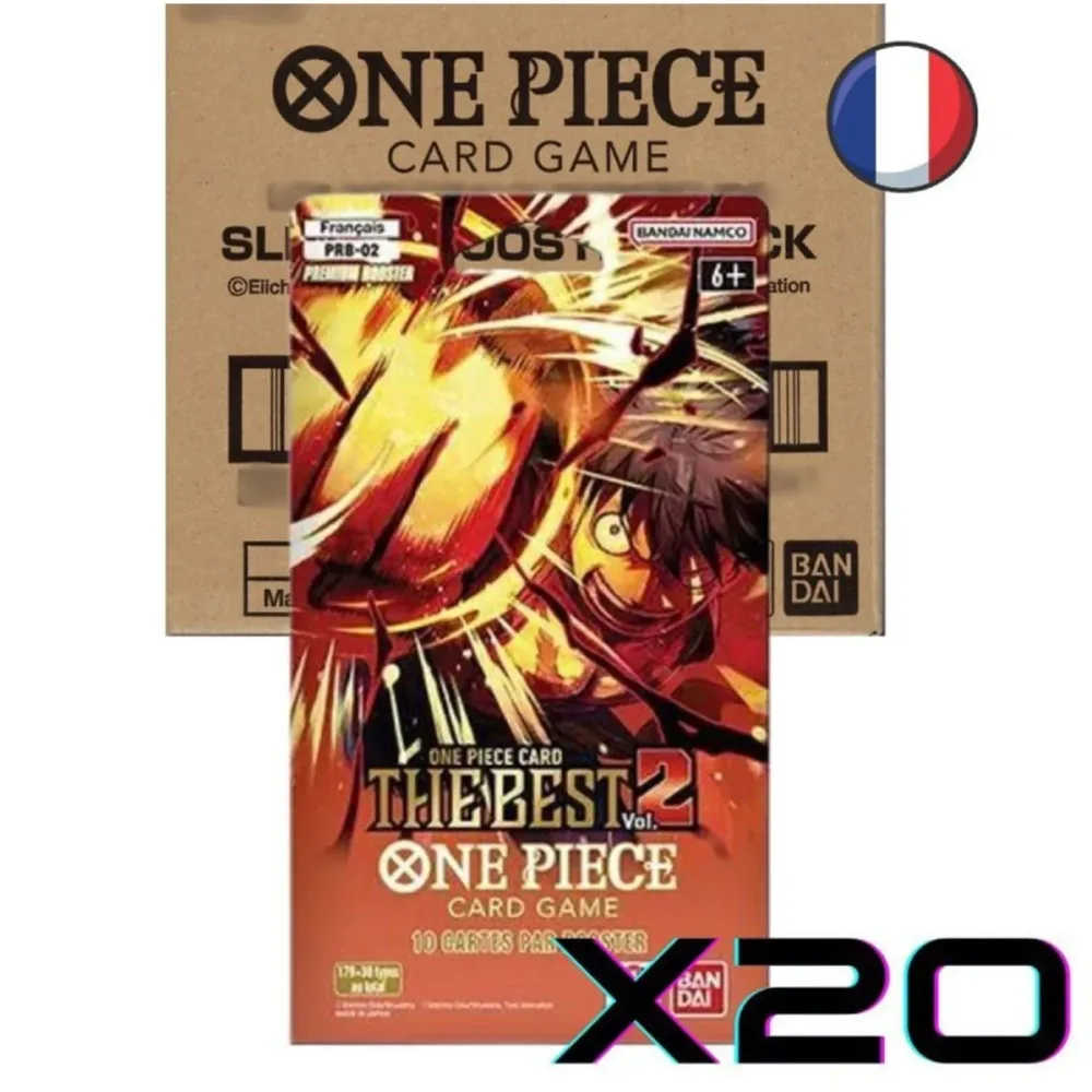 One Piece Card Game - PRB02 Sleeve 20 Booster pack - FR