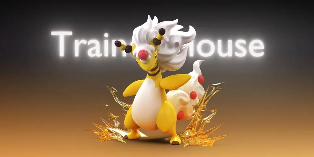 [PREORDER] 1/20 Scale World Figure [TRAINER HOUSE] – Mega Ampharos
