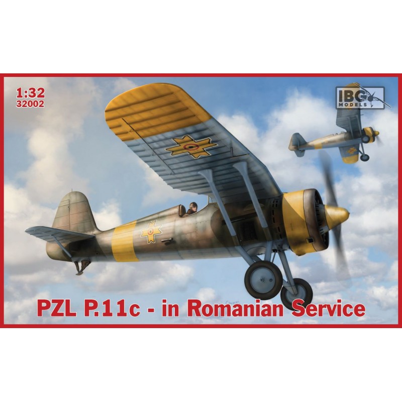 Maquette PZL P.11c Fighter en service roumain