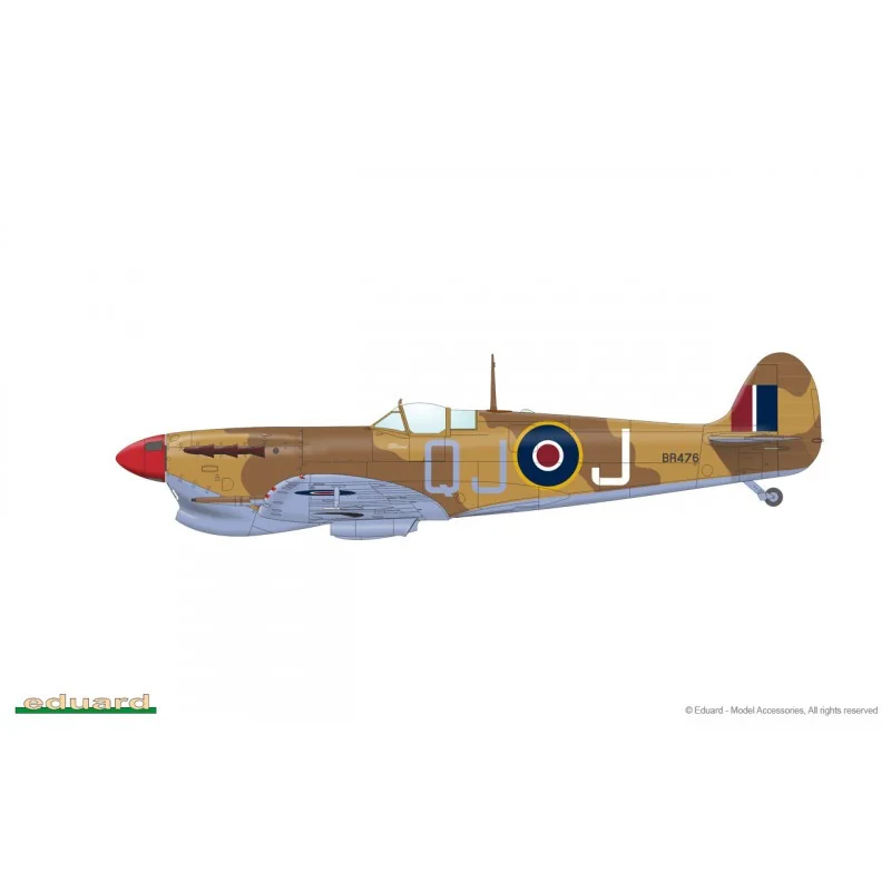 Maquette Supermarine Spitfire Mk.Vc TROP 1/48 kits)