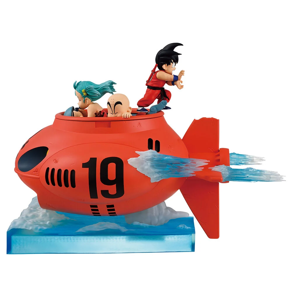 Dragon Ball VS Red Ribbon Army Figurine Son Goku & Bulma & Krillin Ichibansho