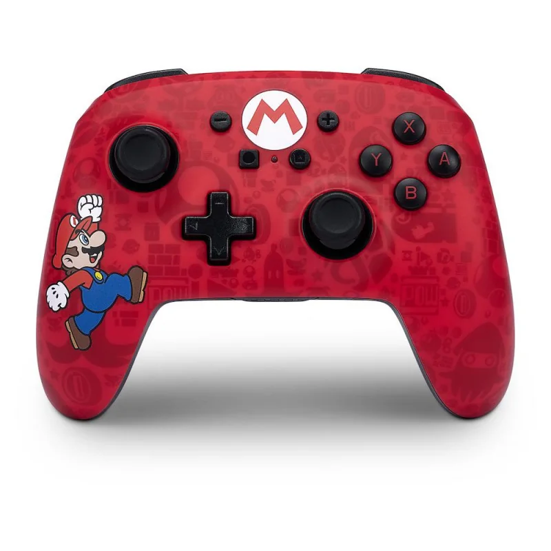Manette Wireless Enhanced Controller Here We Go Mario - Nintendo Switch