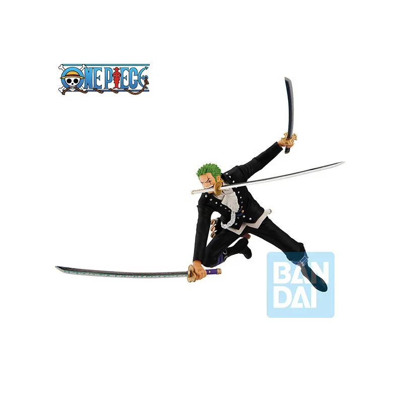 Figurine One Piece Ichibansho Red More Beat Roronoa Zoro 11cm