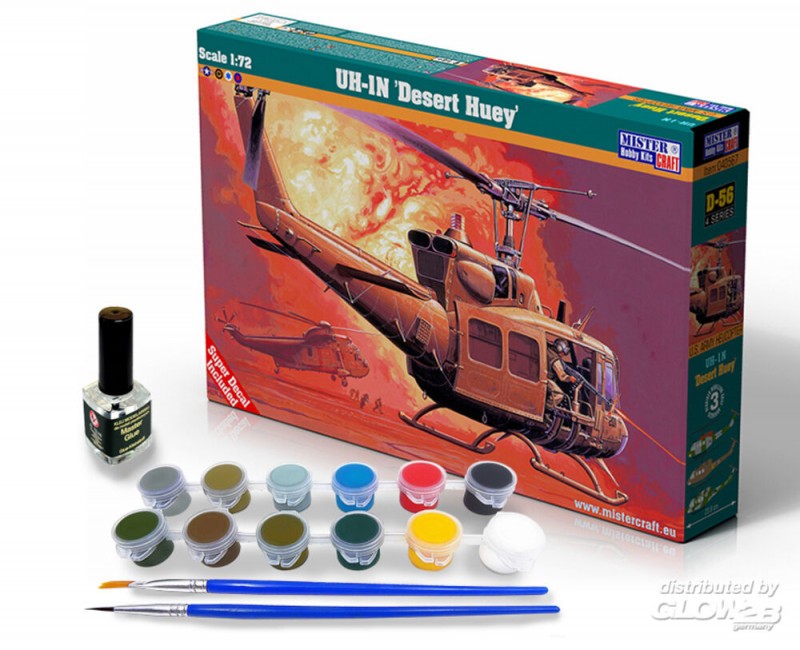 Maquette UH-1N Desert Huey, START SET