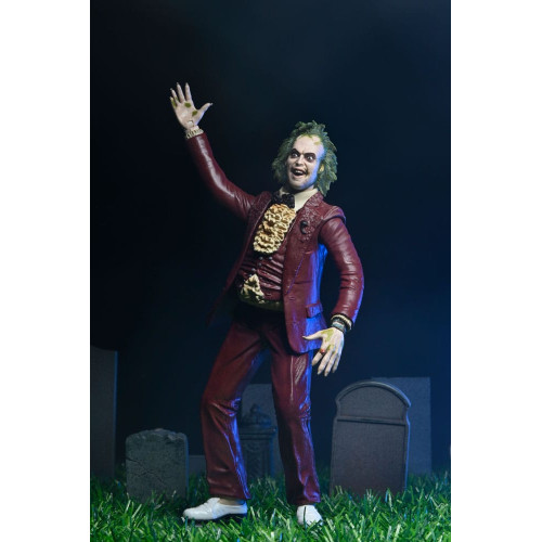 Beetlejuice 1988 figurine Beetlejuice Red Tuxedo 18 cm - NECA