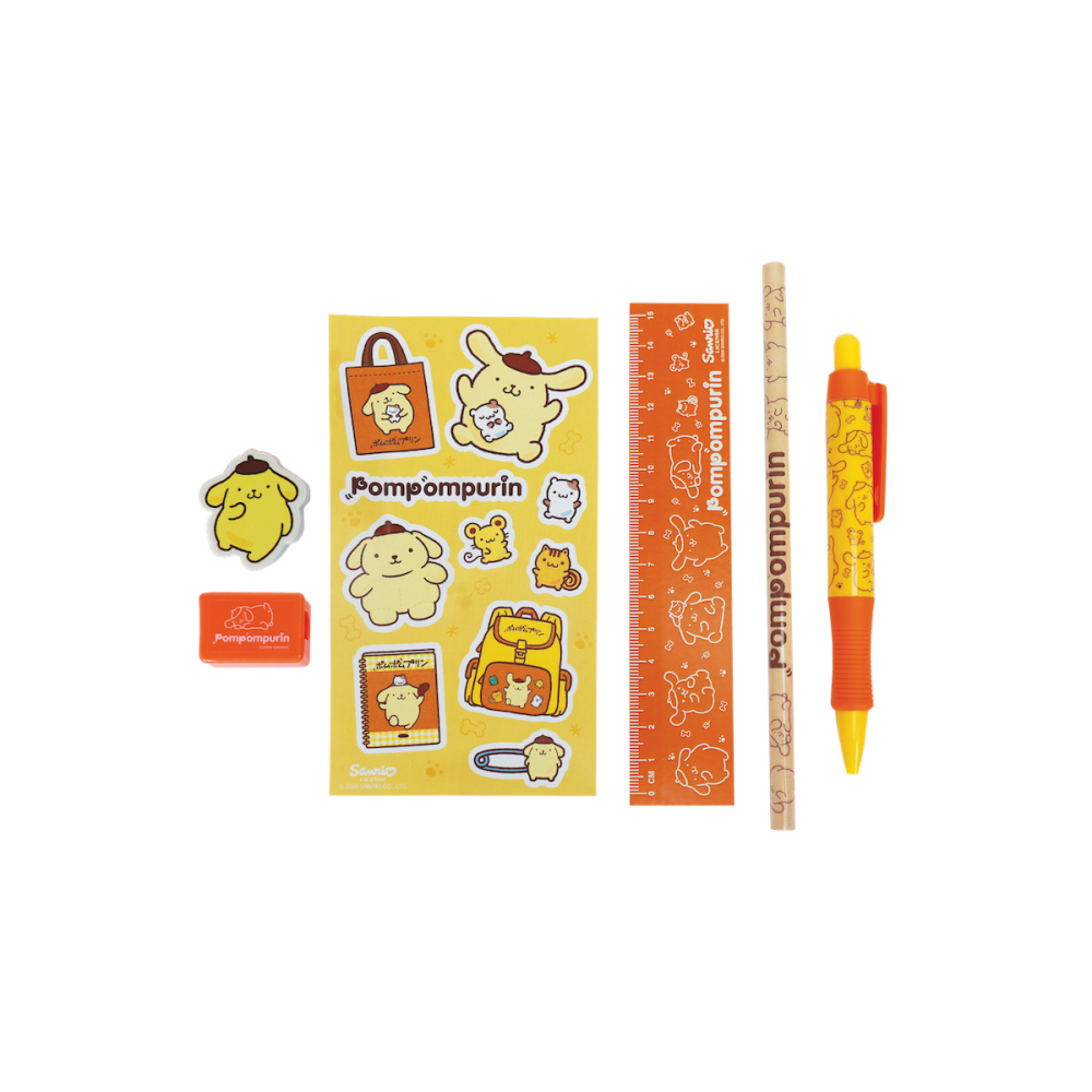 POMPOMPURIN - Set de Papeterie 6pc