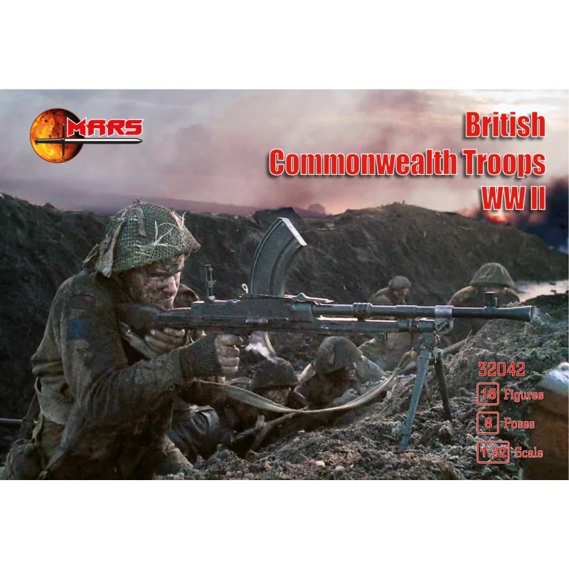 Figurines Les troupes du Commonwealth britannique WWII