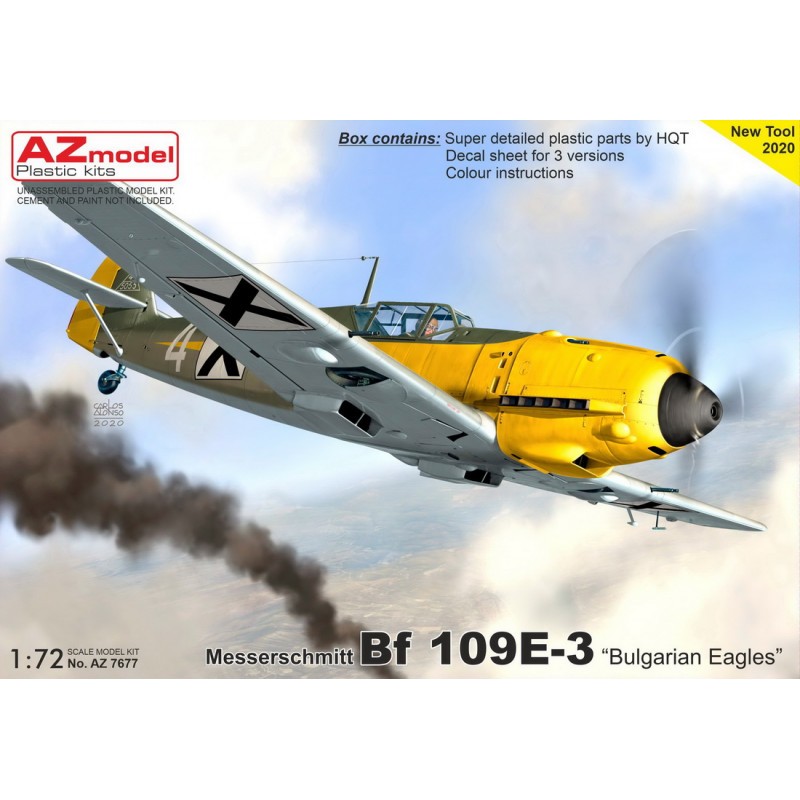 Maquette Messerschmitt Bf-109E-3 'En service bulgare'