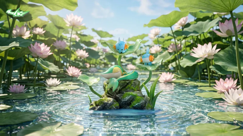 [PREORDER] 1/20 Scale World Figure [SK] – Mudkip & Snivy