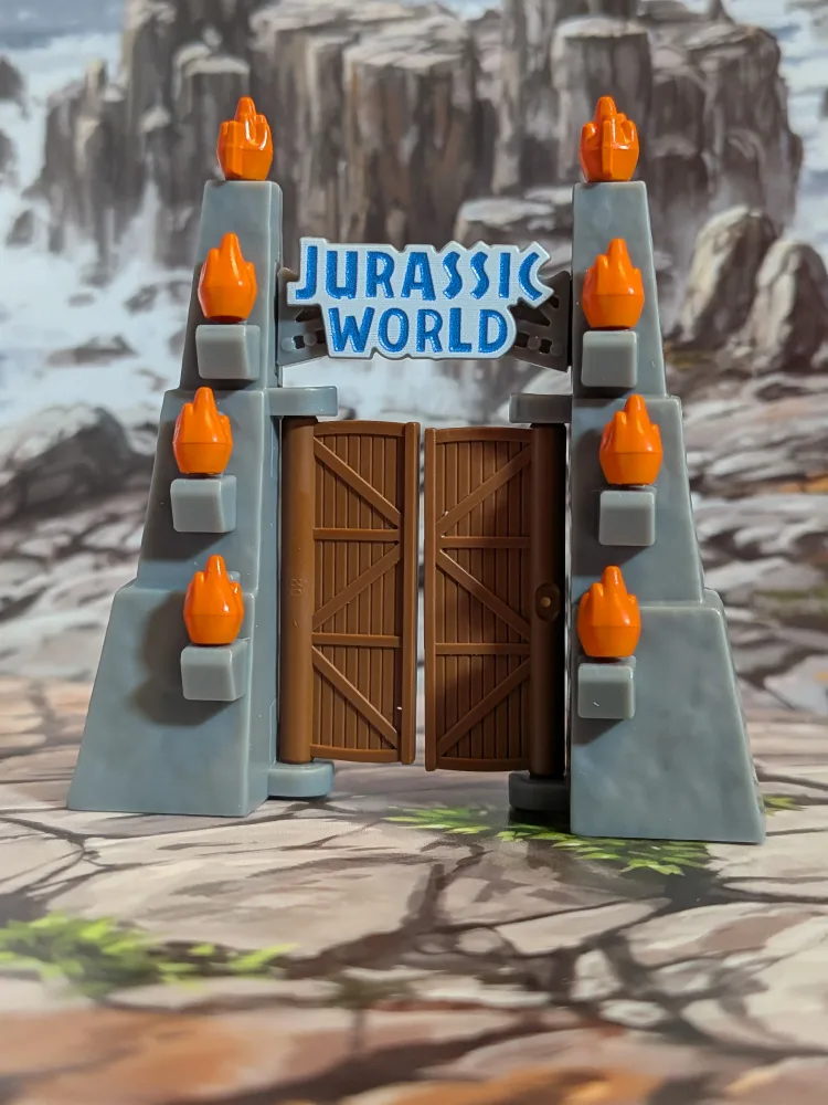 Jurassic World Gate (~9cm) – Jurassic World Terraventure Ts02 – Blokees