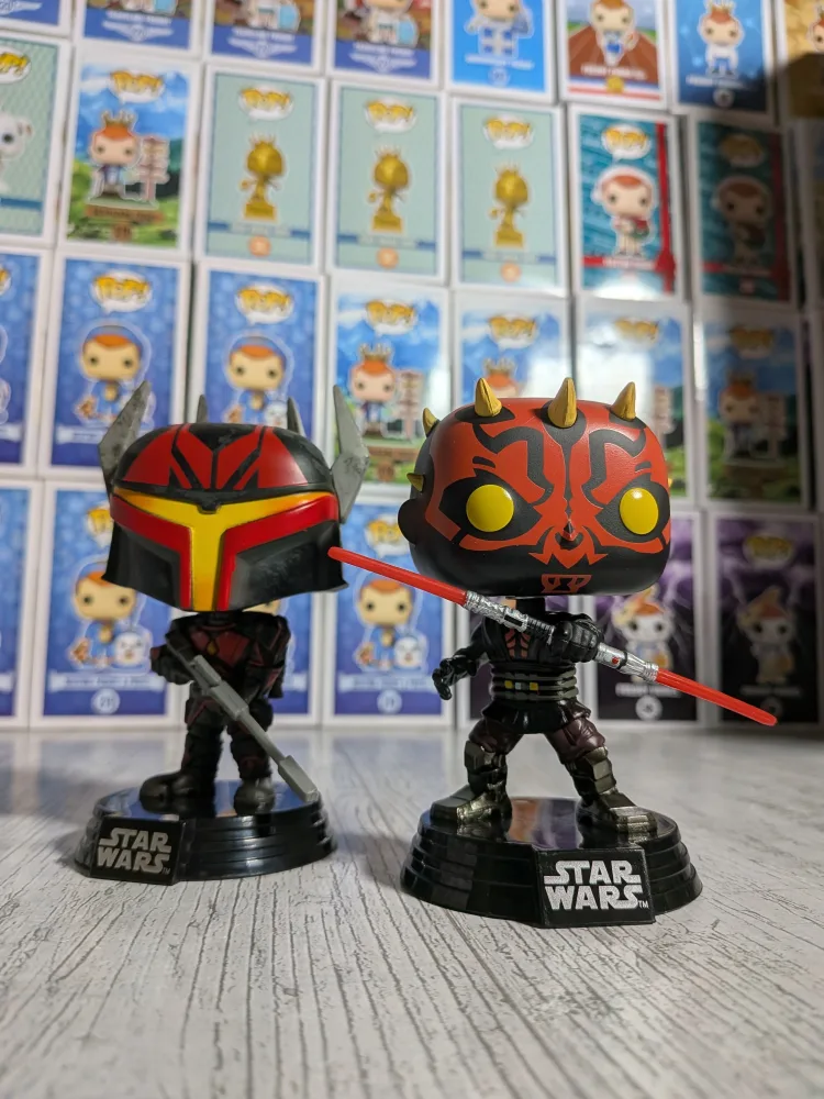 Funko Pop! – Star Wars – Darth Maul & Gar Saxon (Glow/Damaged Box/Opened)