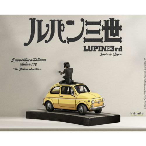 Lupin 3rd l'avventura italiana 1/18 statue – lupin & jigen - Infinte Studio