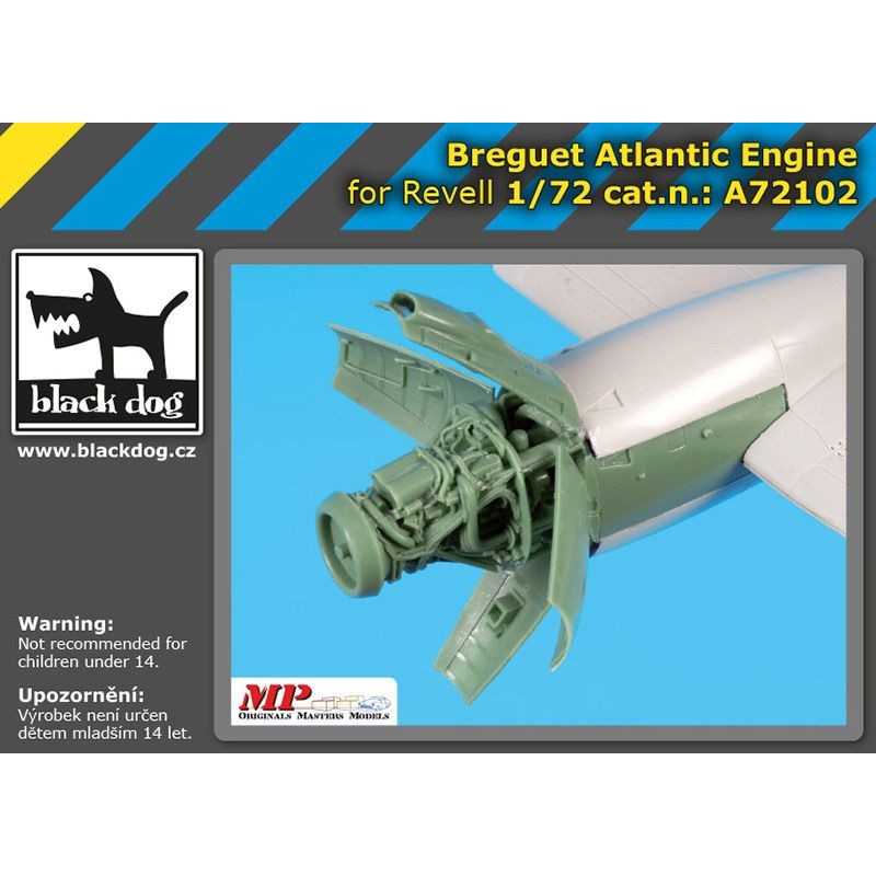 Accessoire Moteur Breguet Atlantic (conçu pour être utilisé avec les kits Revell)