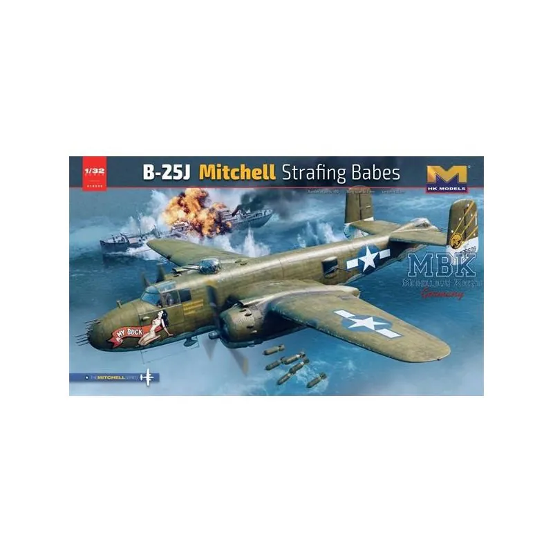 Maquette B-25J Mitchell Strafing Babes