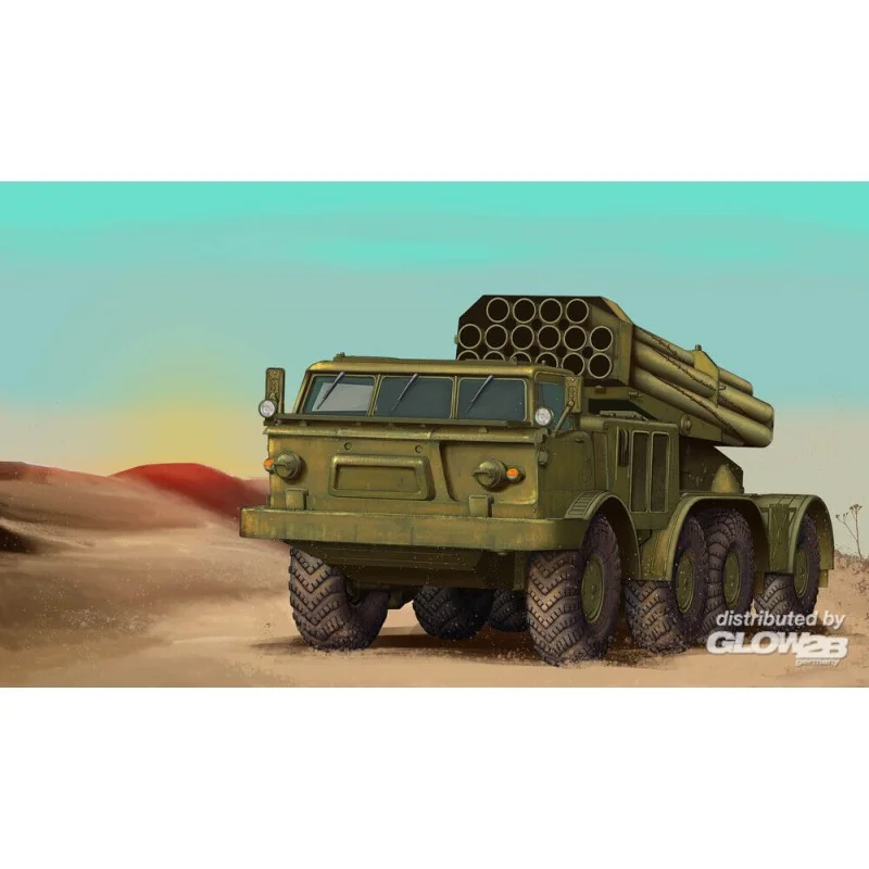 Maquette 9P140 TEL russe du système de fusée à lancement multiple 9K57 Uragan