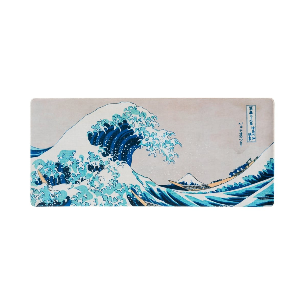 Hokusai La Grande Vague de Kanagawa Tapis de Souris XL 80 x 35 cm