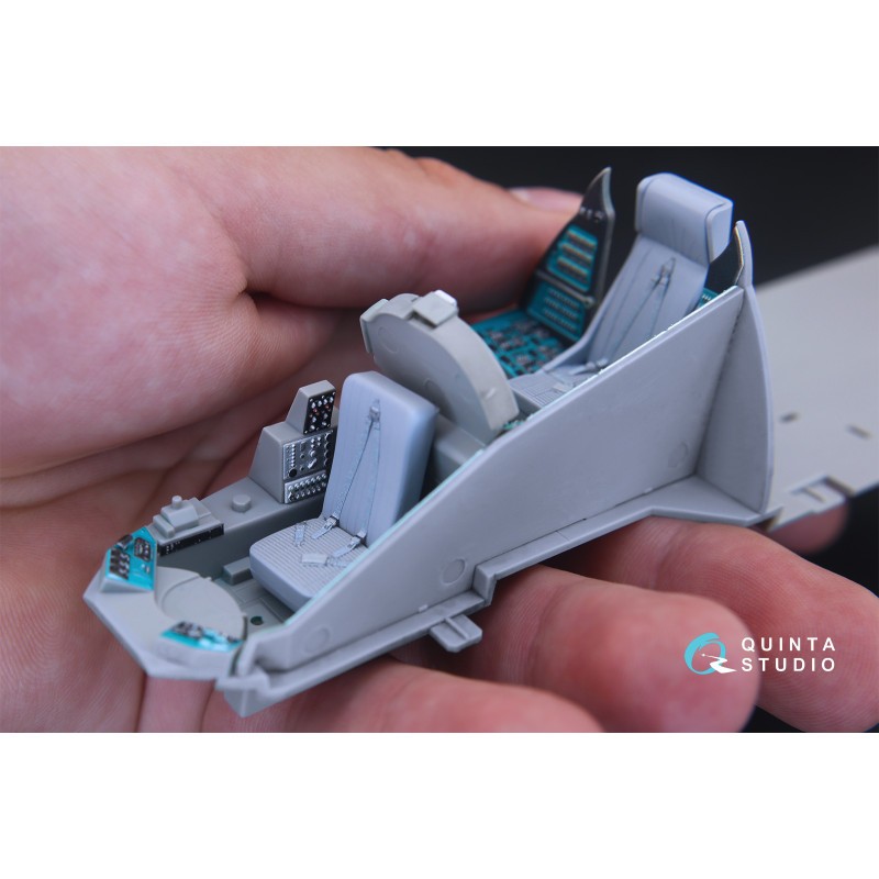 Décalcomanie Intérieur Mil Mi-24V imprimé en 3D et coloré sur papier autocollant (conçu pour être utilisé avec les kits Trumpete