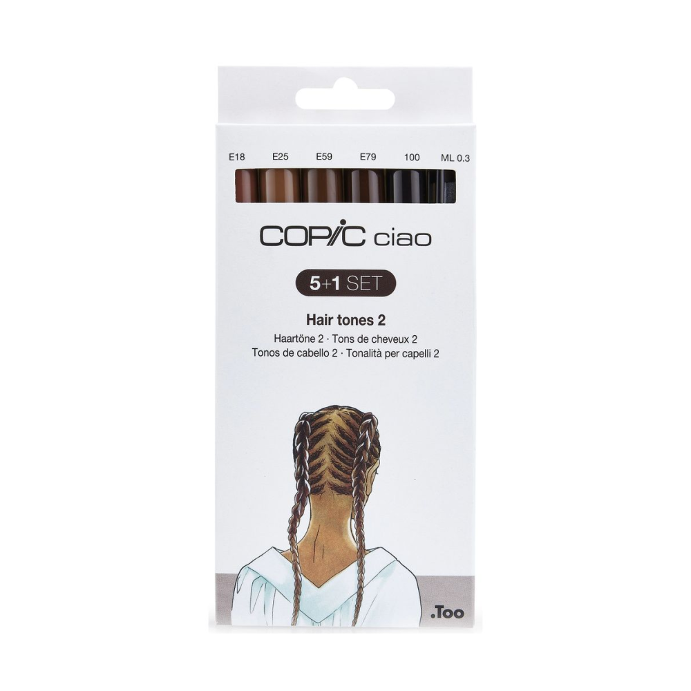 COPIC CIAO 5+1 Cheveux 2
