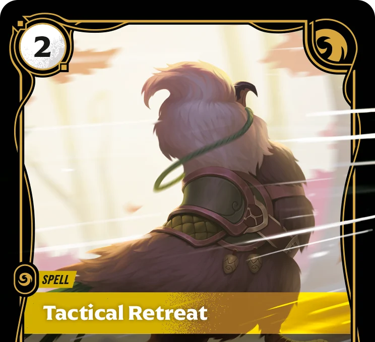 Riftbound - Carte Retraite tactique FOIL FR