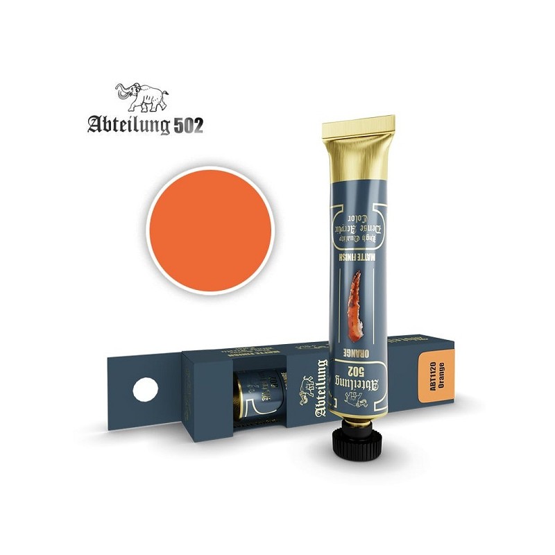 Peinture Acryliques dense - orange