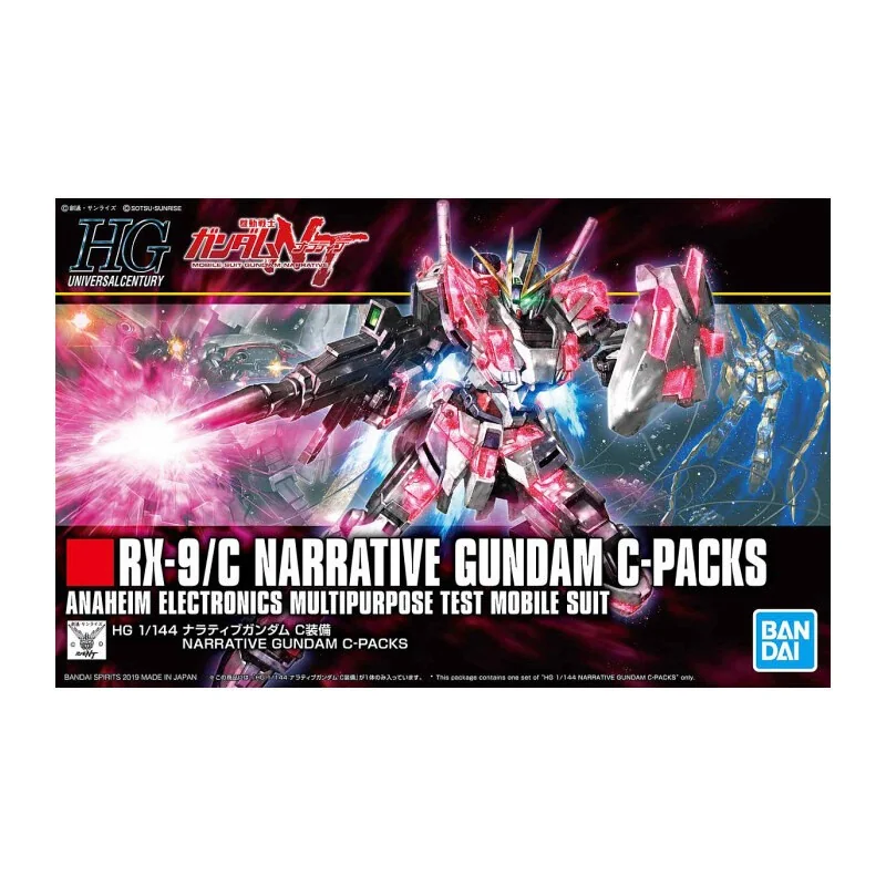 Gunpla Gundam – Maquette HG 1/144 Narrative Gundam C-Packs