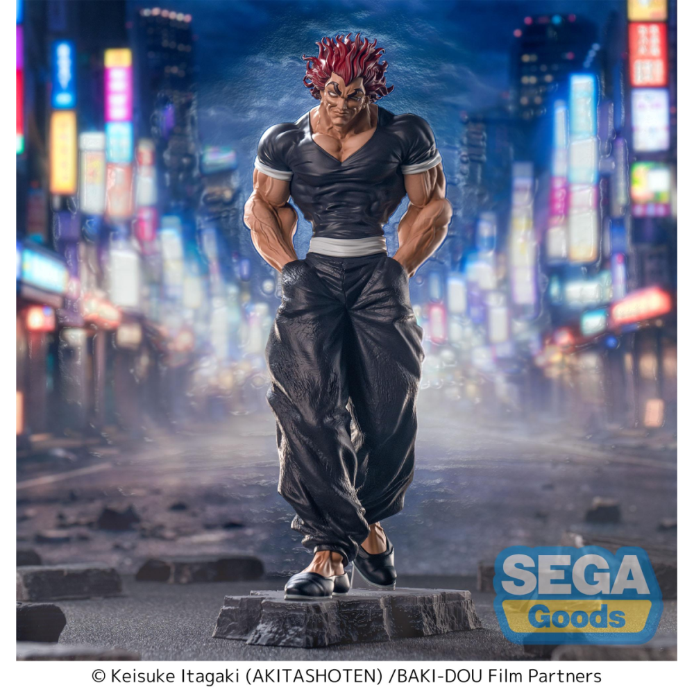 BAKI-DOU - Yujiro Hanma - Figurine Luminasta 25cm